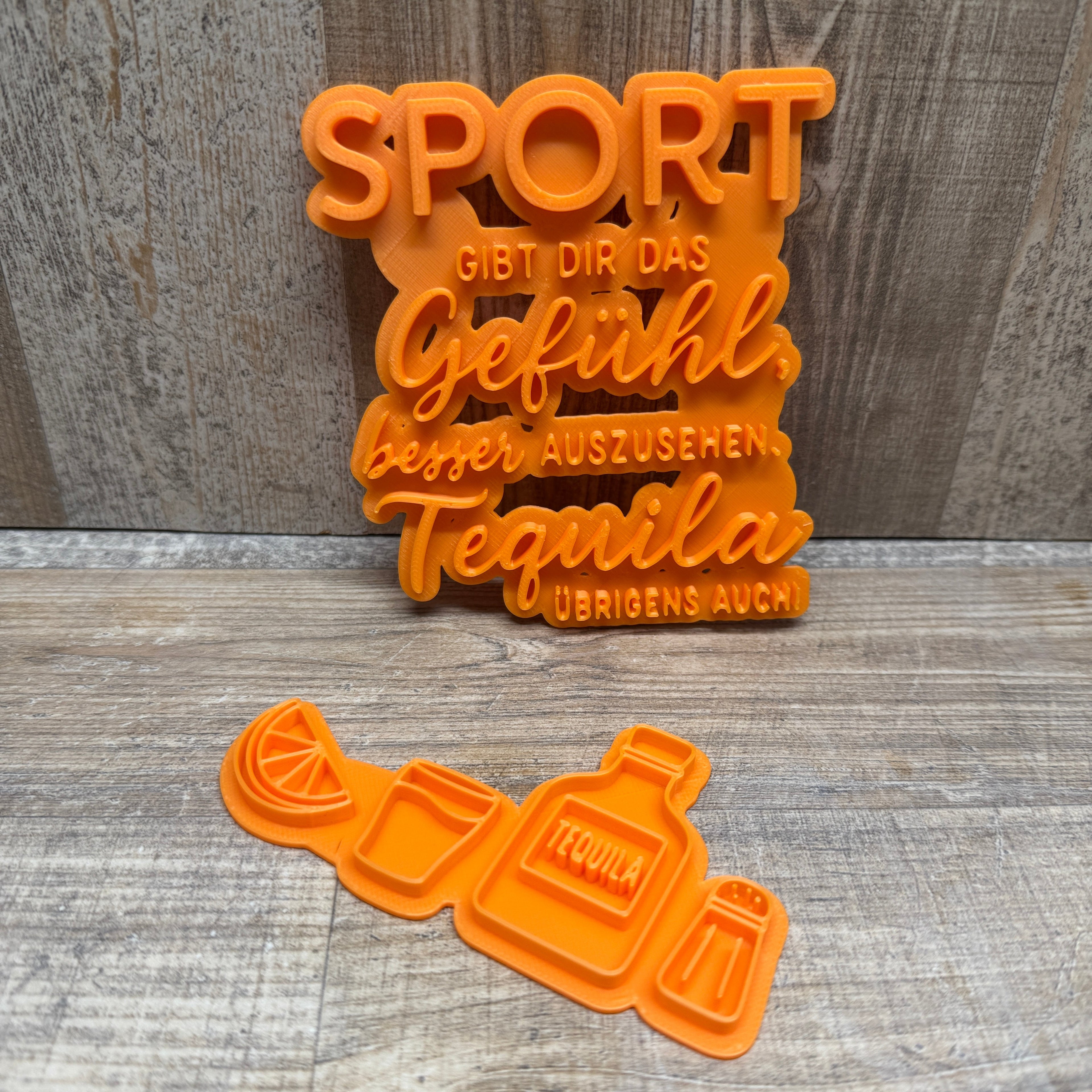 Sport gibt dir das Gefühl besser auszusehen. Tequila übrigens auch!