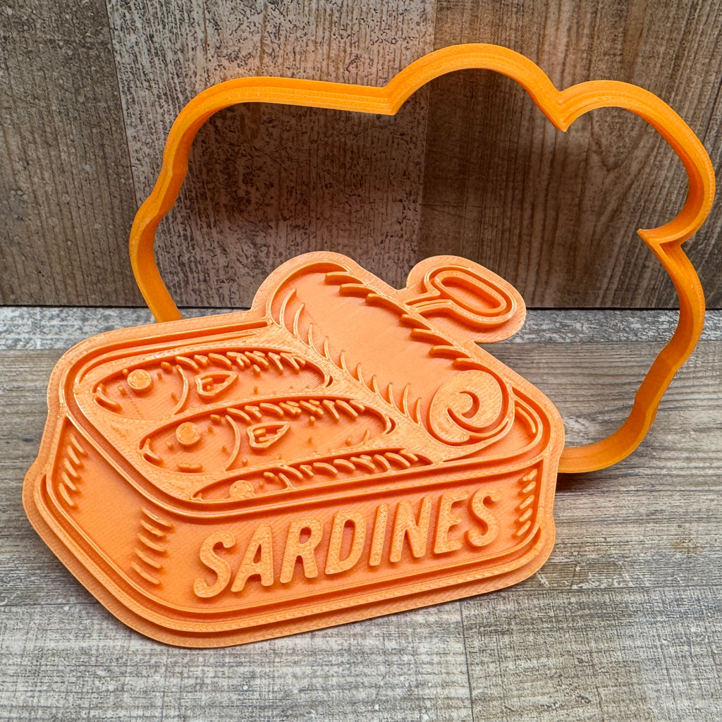 Sardinen Dose inkl. Konturenausstecher | verschiedene Designs