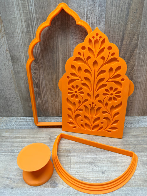 (Wand-)Teelichthalter-Töpfer-Set | Stempel und Konturenausstecher | verschiedene Designs | Sets