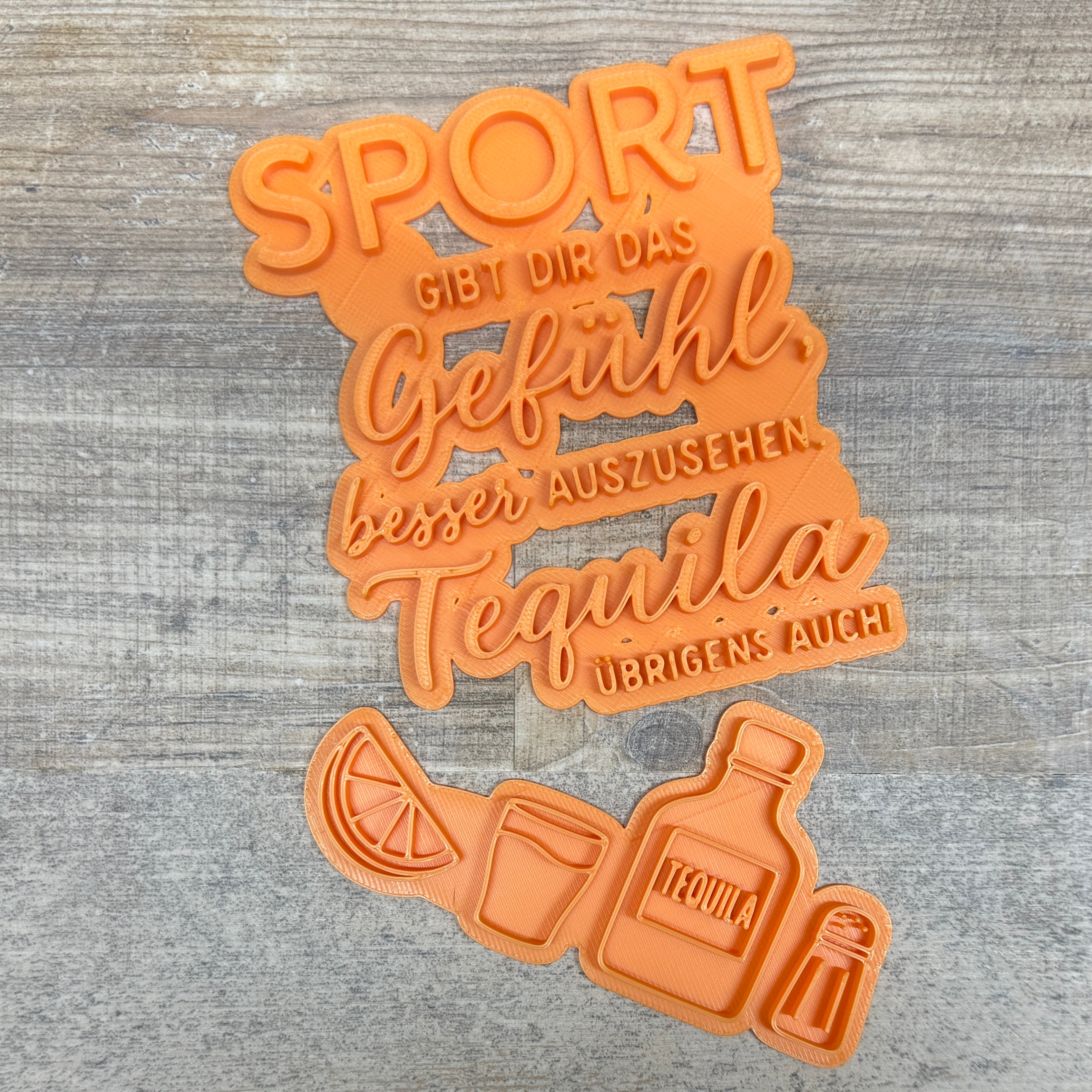 Sport gibt dir das Gefühl besser auszusehen. Tequila übrigens auch!