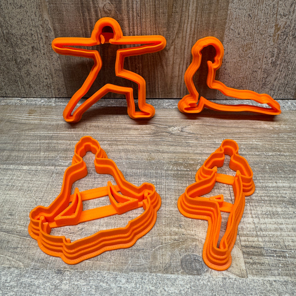 Yoga-Posen | SET (Kombi-Stempel & Konturenausstecher)