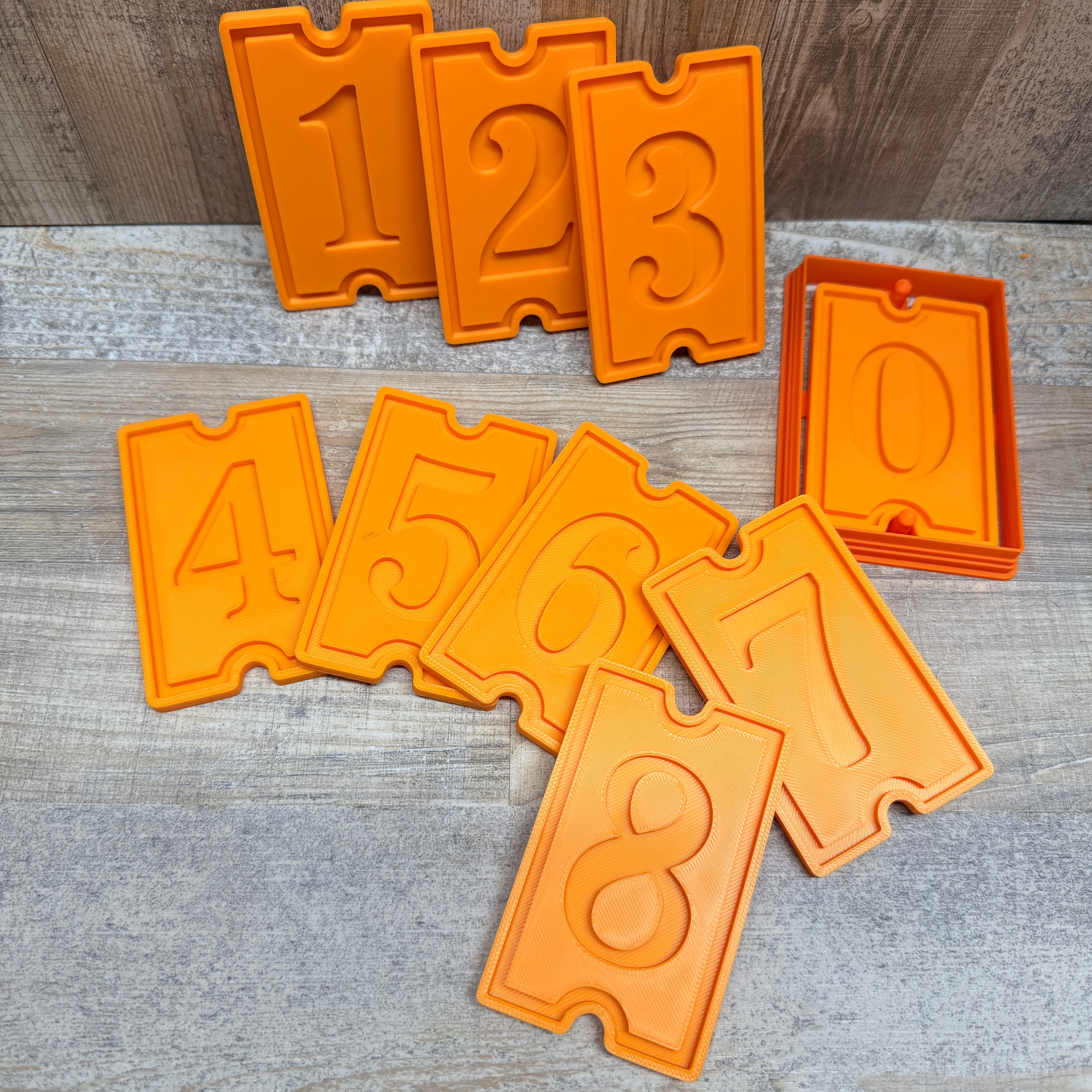 Hausnummern inkl. Konturenausstecher | Set | verschiedene Designs
