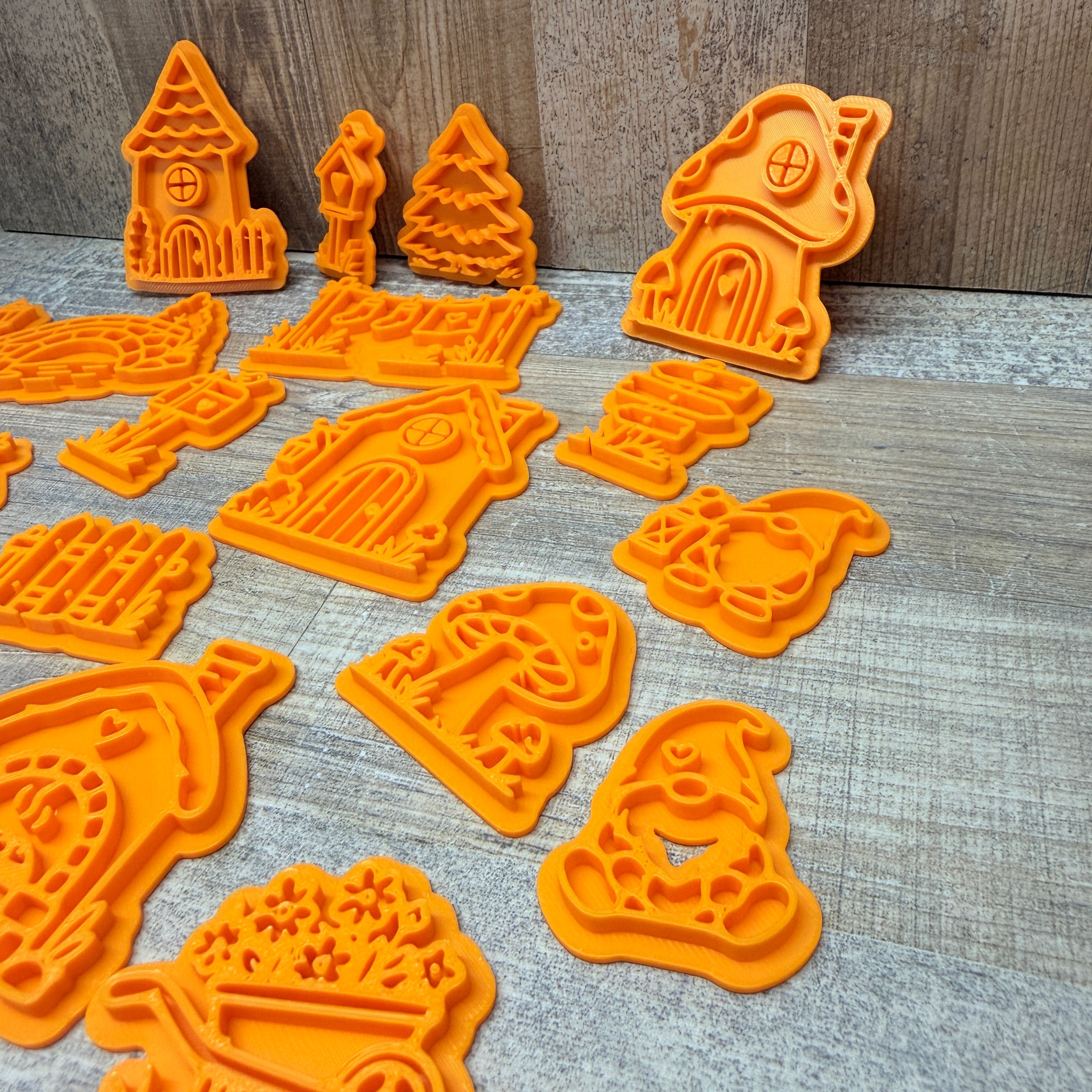 Wichtel Dorf | Gnome Dorf | SET mit 23 Stempeln