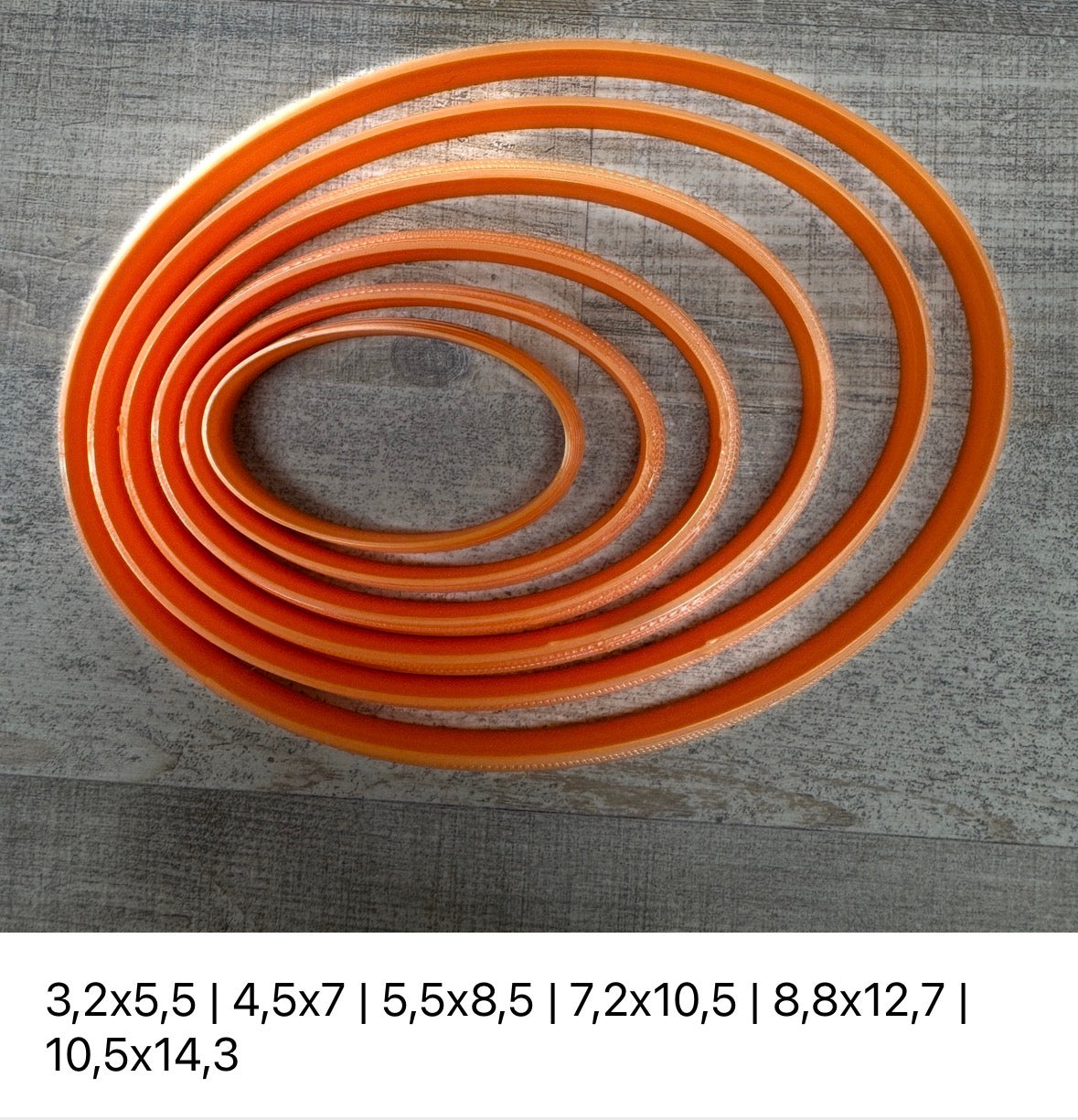 Oval | Umrisshilfen | Konturenausstecher | Set oder einzeln