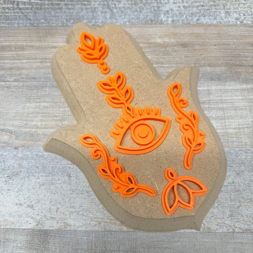 Hamsa-Hand | Töpfer Überformen | verschiedene Größen | Einzeln oder als Set