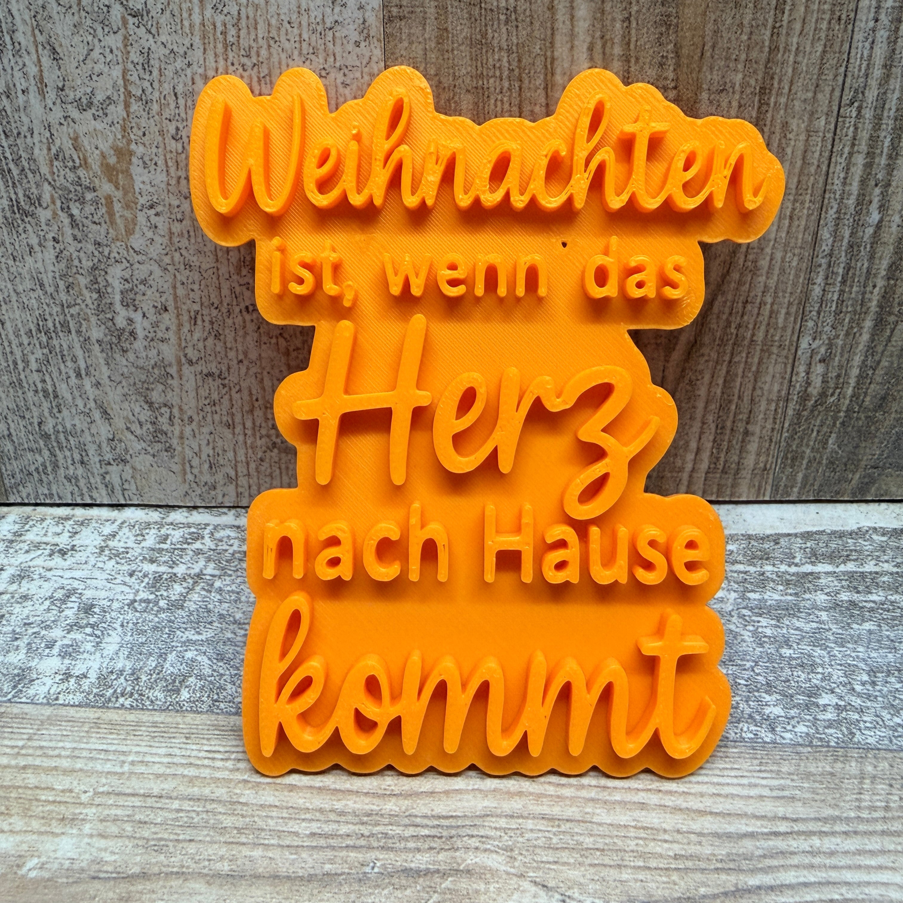 Weihnachten ist, wenn das Herz nach Hause kommt