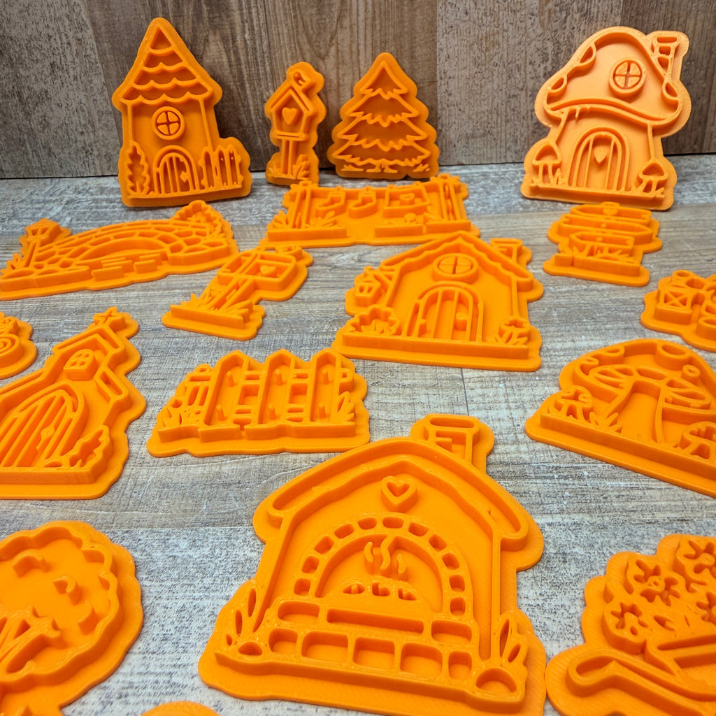 Wichtel Dorf | Gnome Dorf | SET mit 23 Stempeln