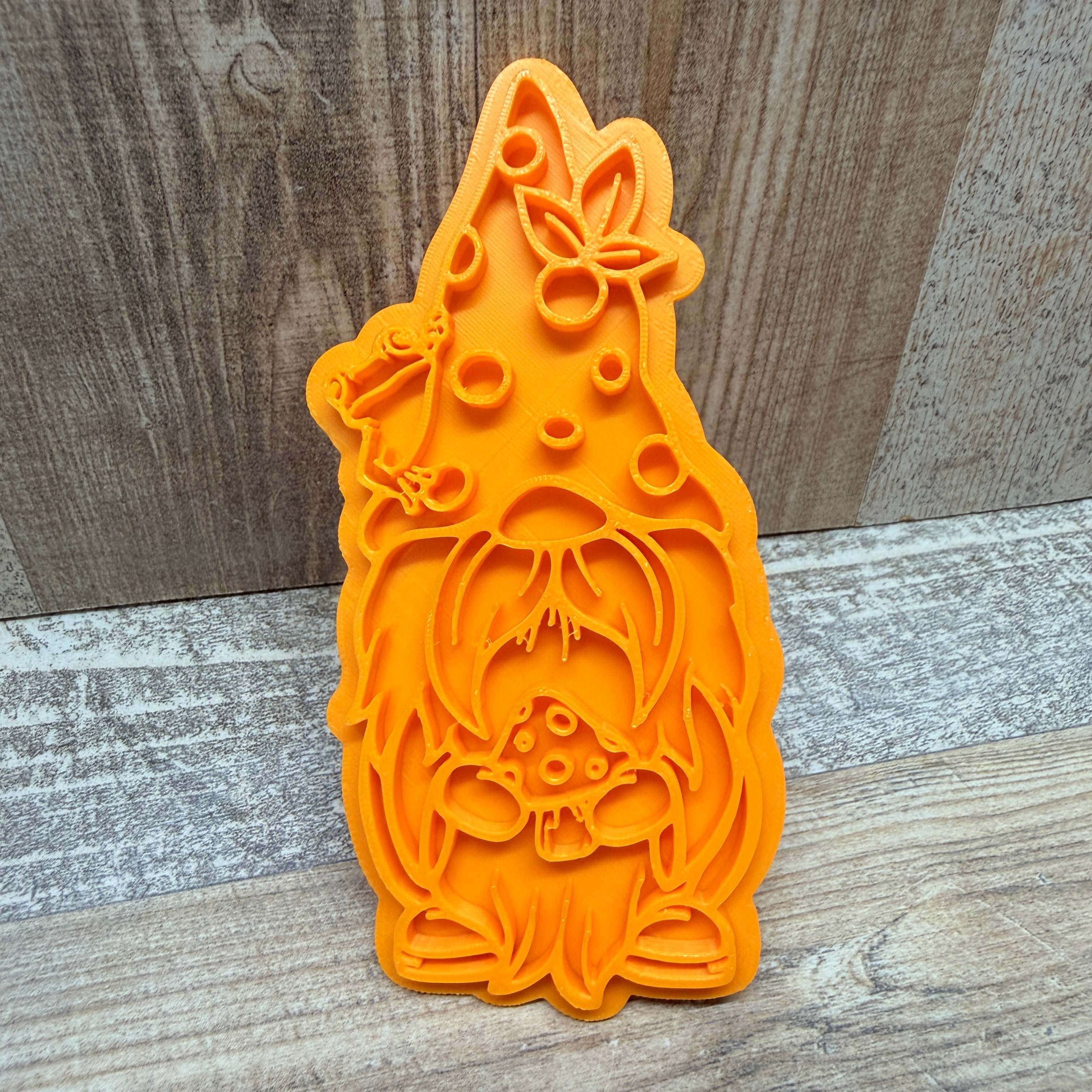 Gnome / Wichtel mit Pilz und Frosch