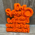 Drei Spiegel in der Wohnung und keiner funktioniert