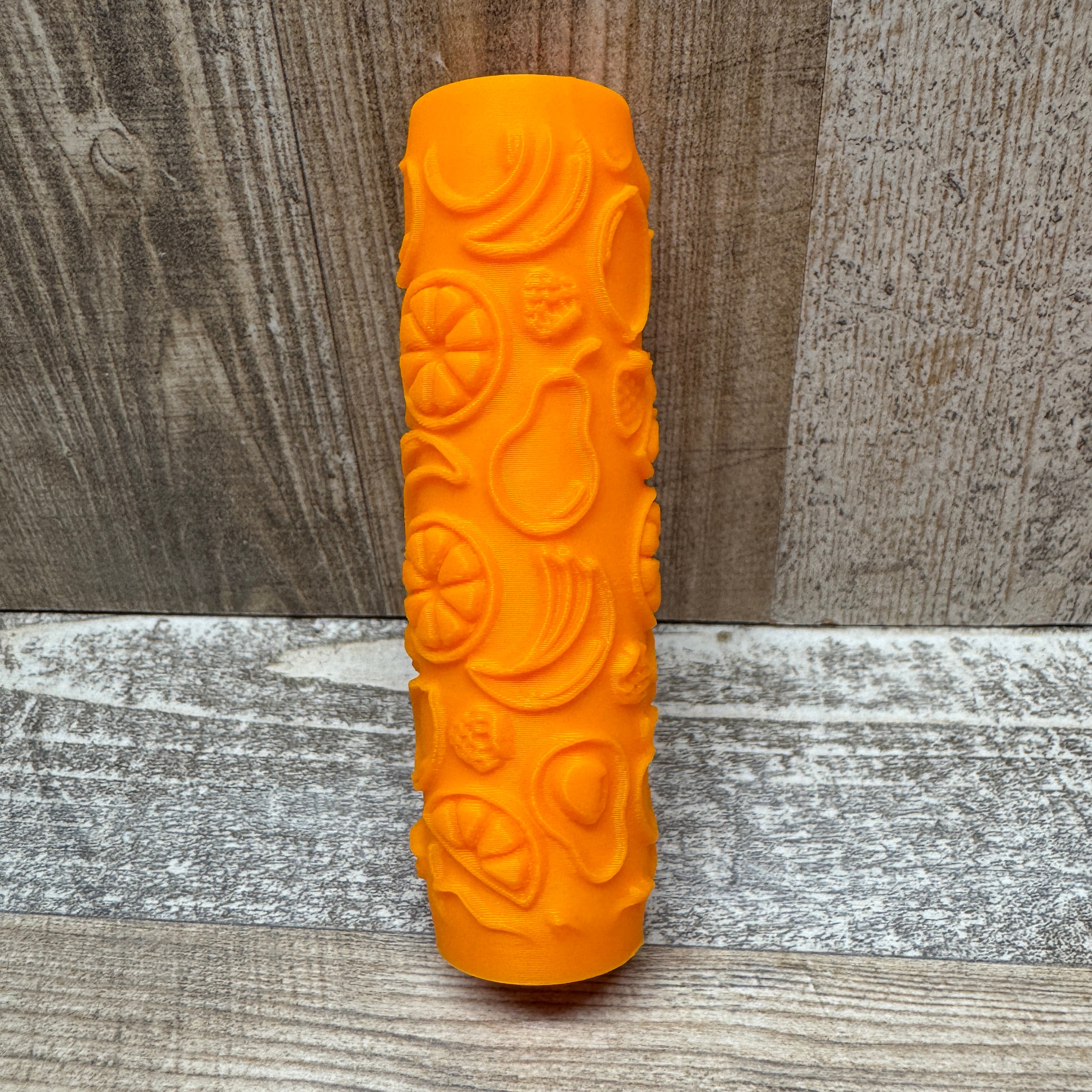 Textur-Roller | Sommer Obst Palmenblätter Muscheln | verschiedene Muster