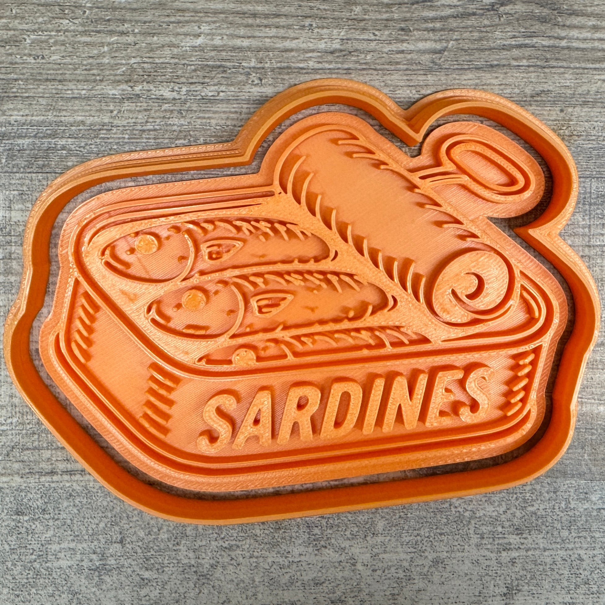 Sardinen Dose inkl. Konturenausstecher | verschiedene Designs