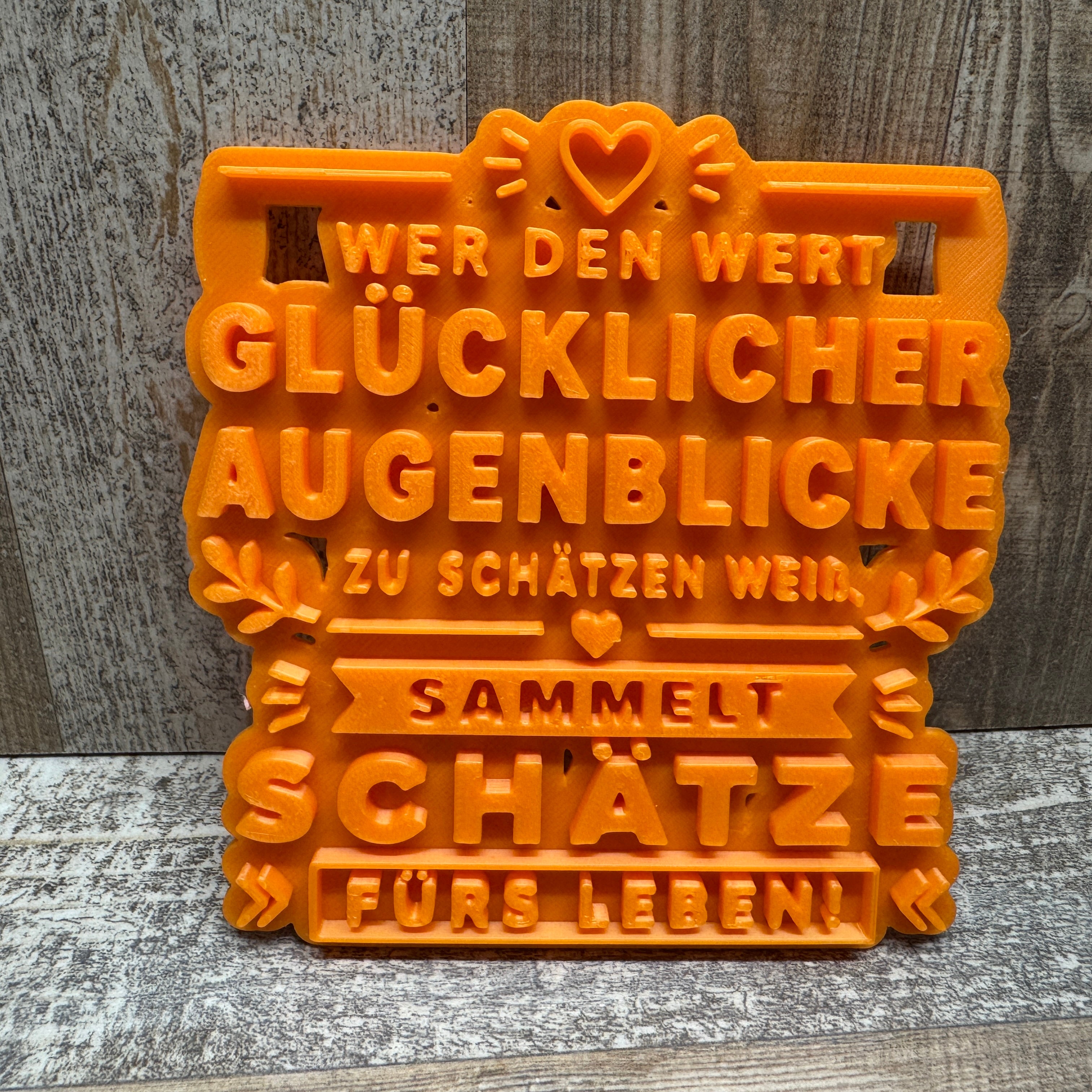 Wer den Wert glücklicher Augenblicke zu schätzen weiß ...