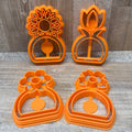 Serviettenringe Sommer Blumen | Set oder einzeln