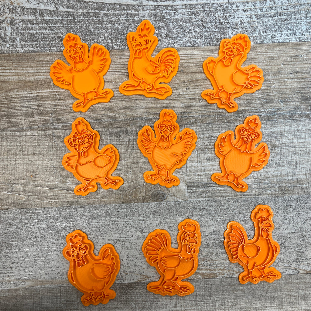 Lustige Hühner | Set oder einzeln