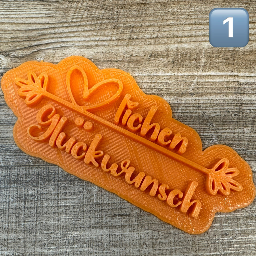 Herzlichen Glückwunsch | Set oder einzeln