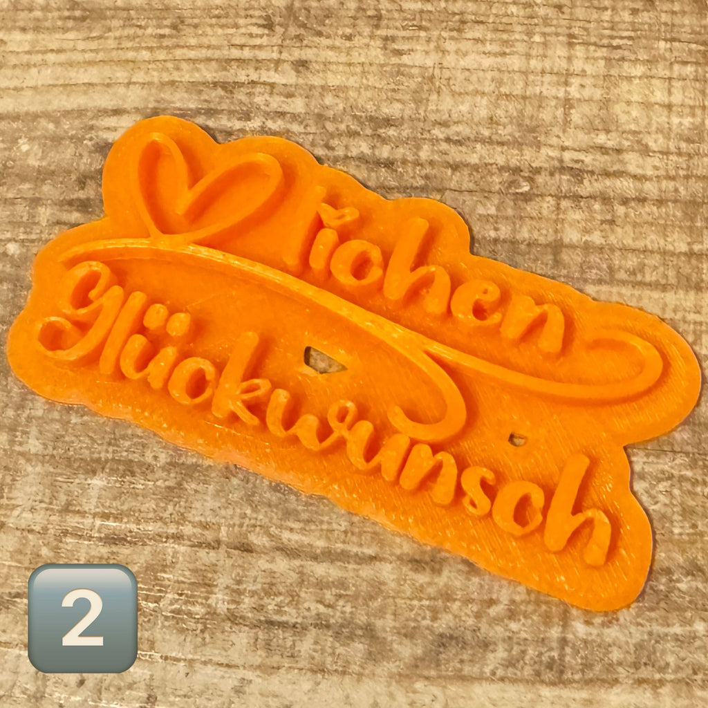 Herzlichen Glückwunsch | Set oder einzeln