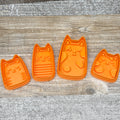 Katzen (modern) | Set oder einzeln | inkl. Konturenausstecher