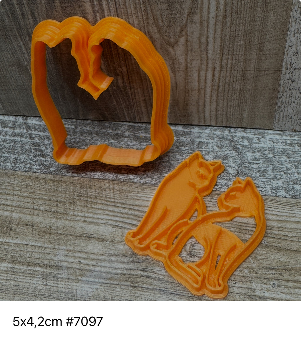 Katzen | verschiedene Designs inkl. Konturenausstecher