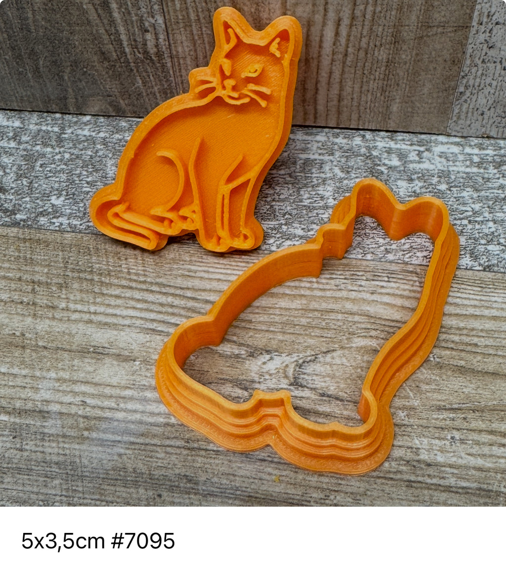 Katzen | verschiedene Designs inkl. Konturenausstecher