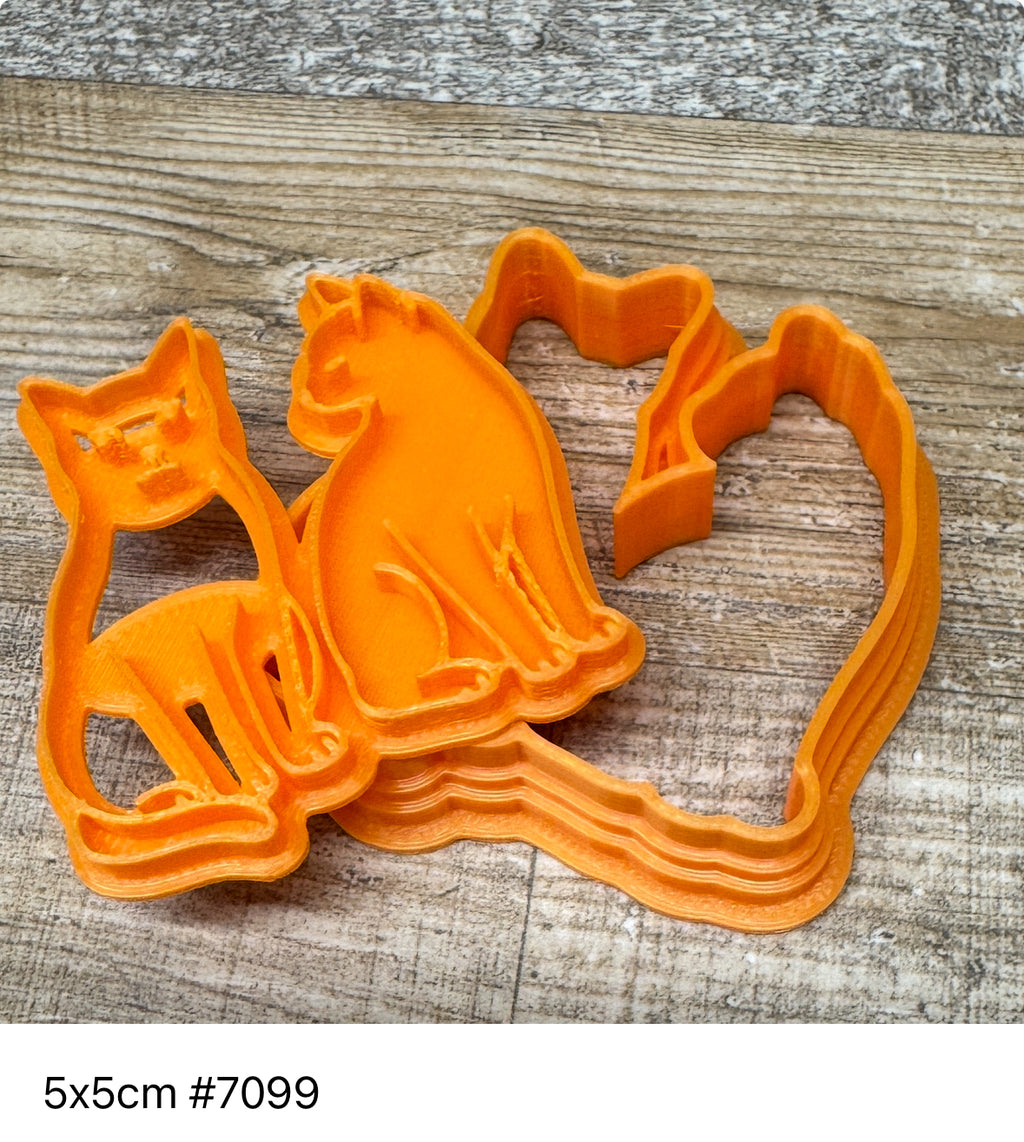 Katzen | verschiedene Designs inkl. Konturenausstecher