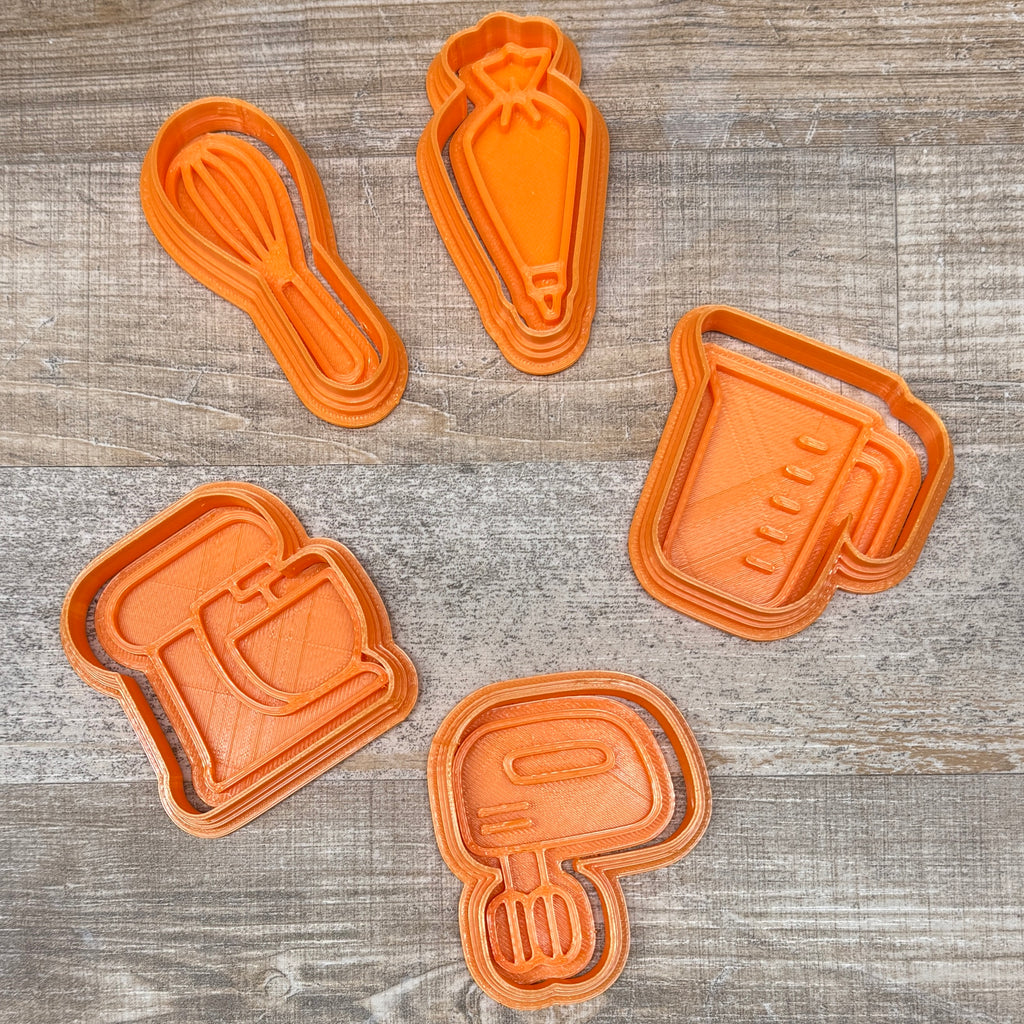 Küchen-Themen-Stempel inkl. Konturenausstecher | ideal für Magnetherstellung