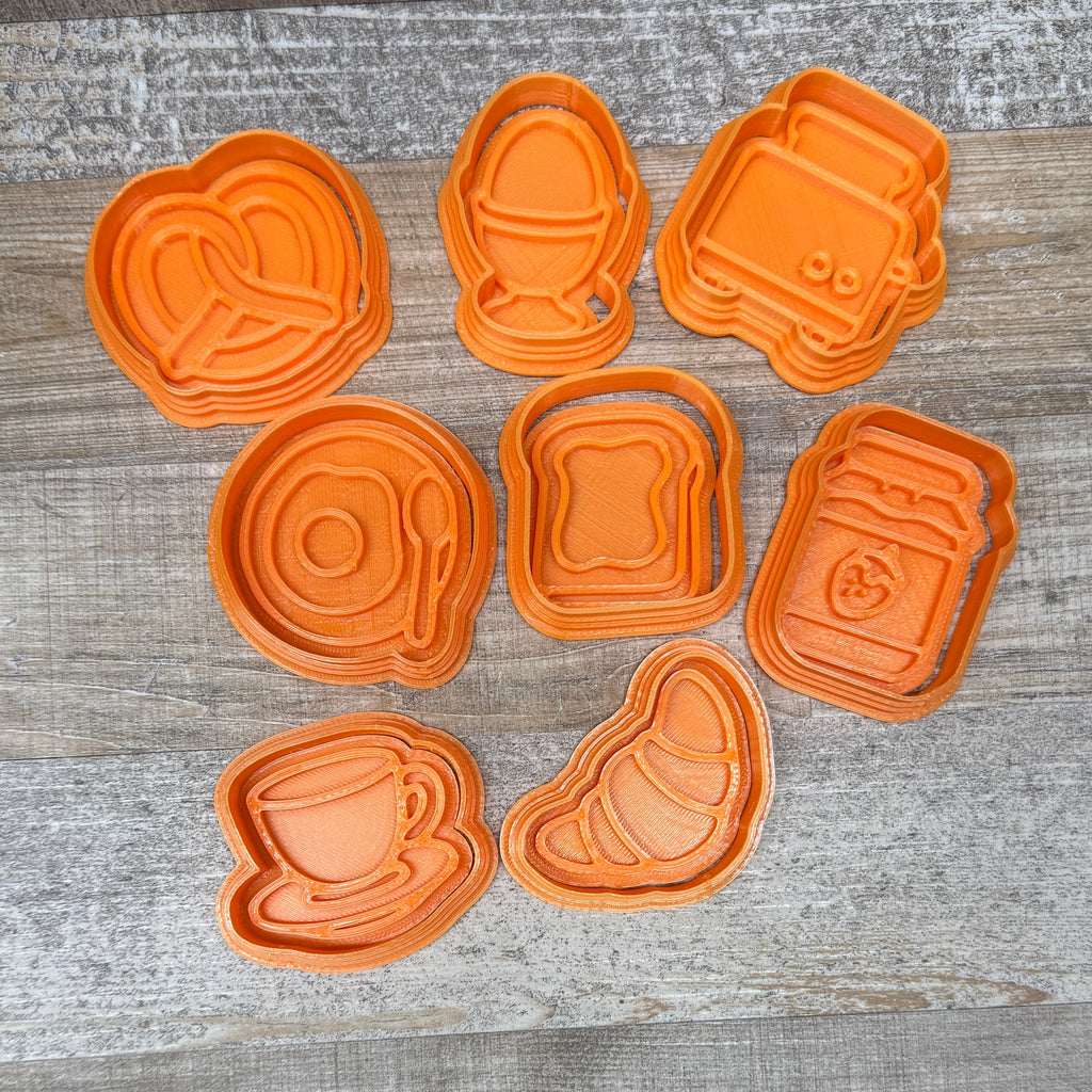 Küchen-Themen-Stempel inkl. Konturenausstecher | ideal für Magnetherstellung