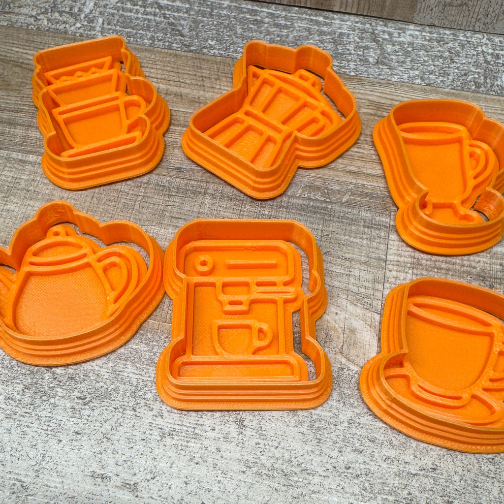 Küchen-Themen-Stempel inkl. Konturenausstecher | ideal für Magnetherstellung