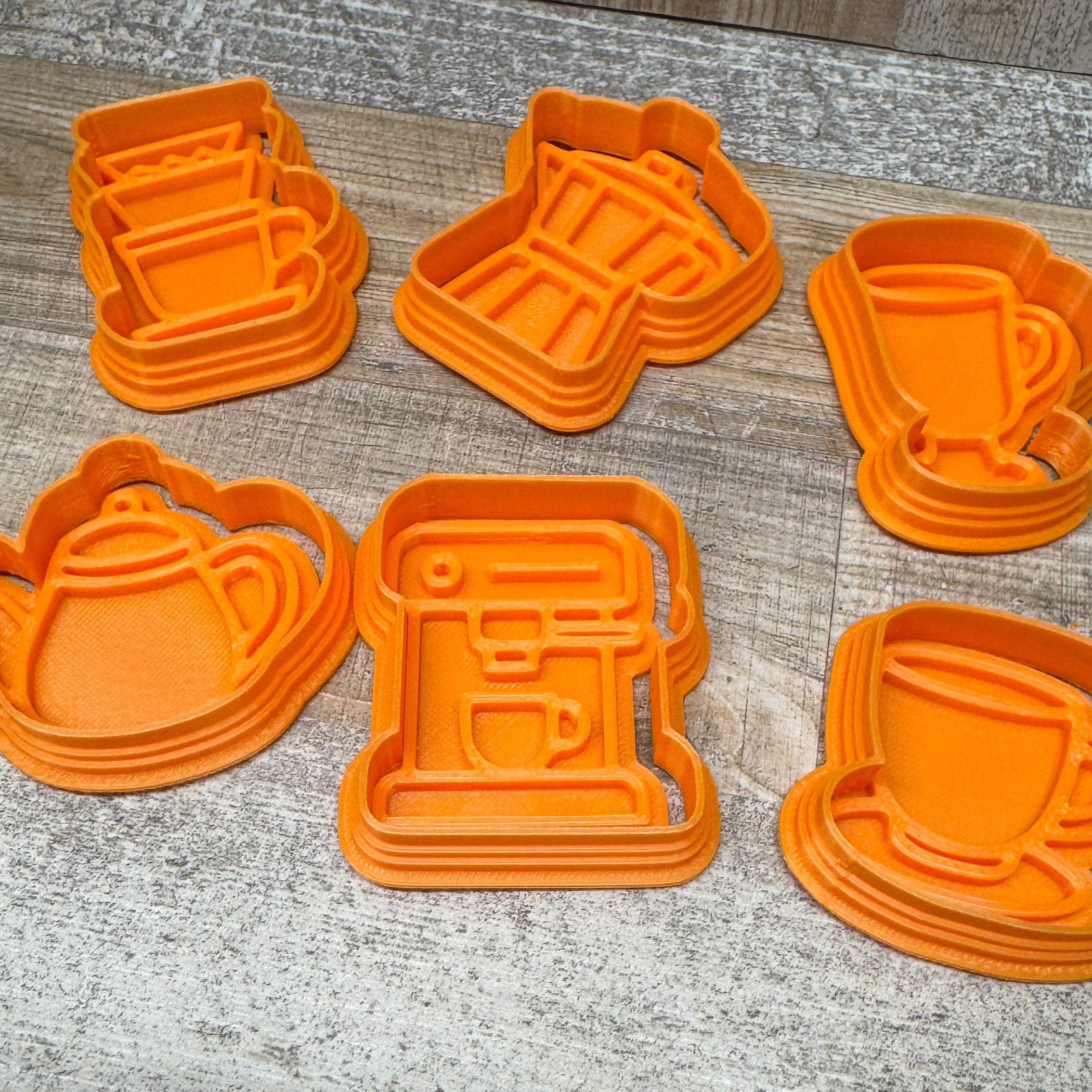 Küchen-Themen-Stempel inkl. Konturenausstecher | ideal für Magnetherstellung