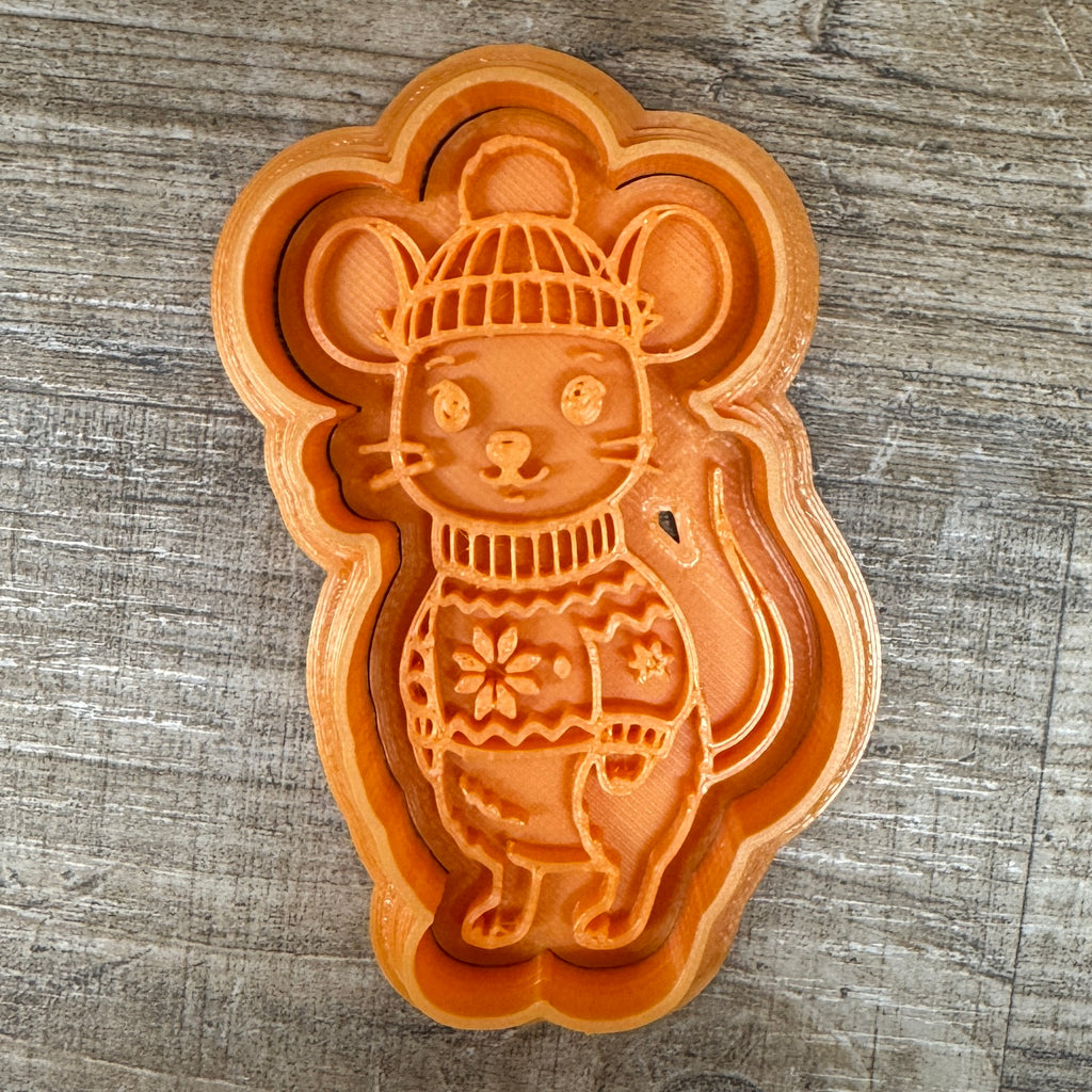 Geschenkanhänger / Baumanhänger | verschiedene niedliche Tierchen | inkl. Konturenausstecher