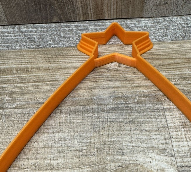 Weihnachtsbaum mit Stern | Konturenausstecher