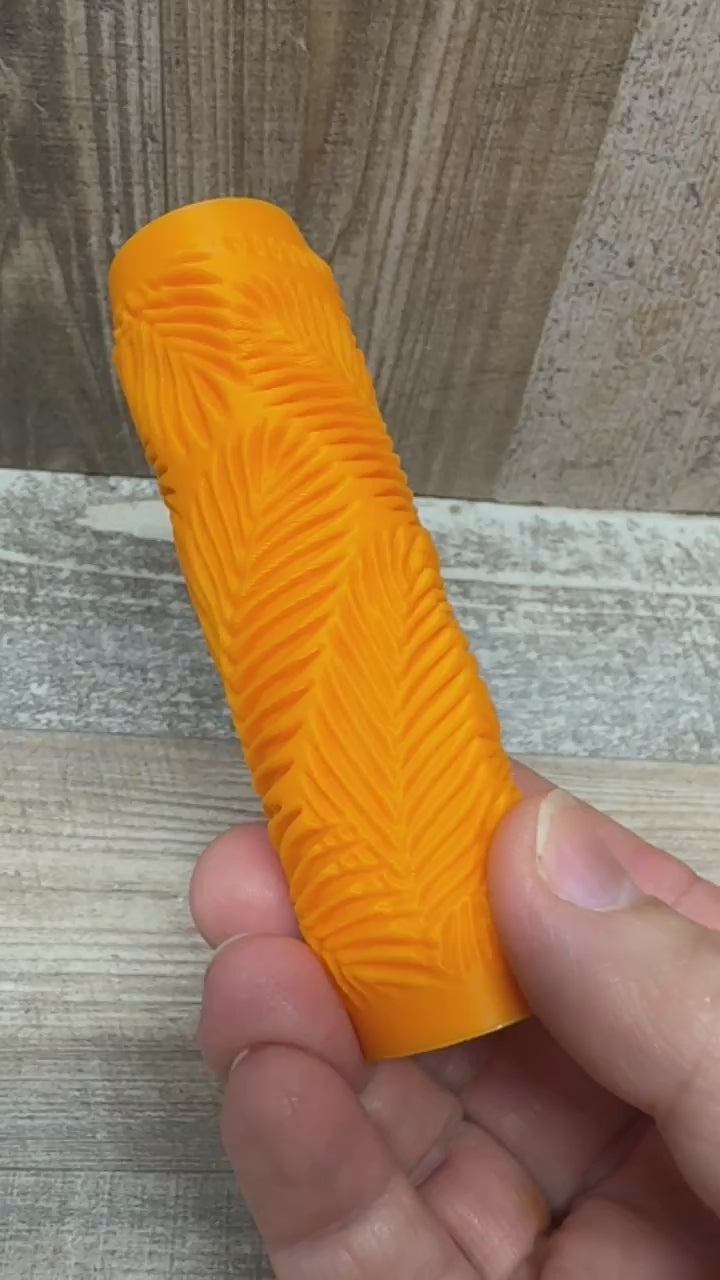 Textur-Roller | Sommer Obst Palmenblätter Muscheln | verschiedene Muster